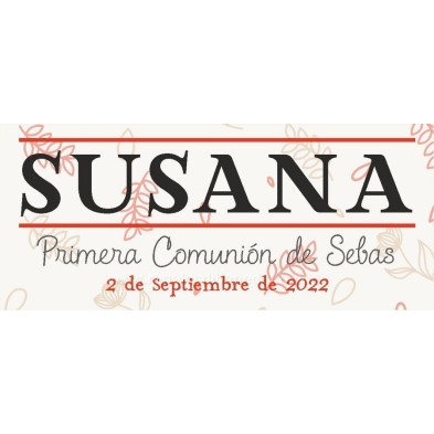 Marca sitio con nombre del invitado para banquete de comunión niño pantalón corto 3324