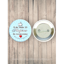 Chapas con mensajes divertidos para boda