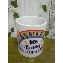 Taza personalizada 15 años