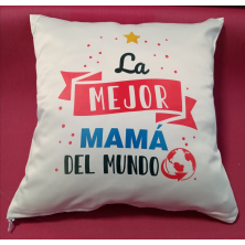 Cojín la mejor mamá del mundo