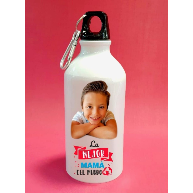Botella aluminio con foto 