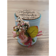 Vela grabada boda