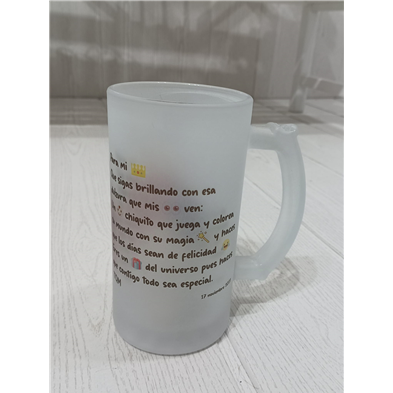 Jarra cerveza personalizada