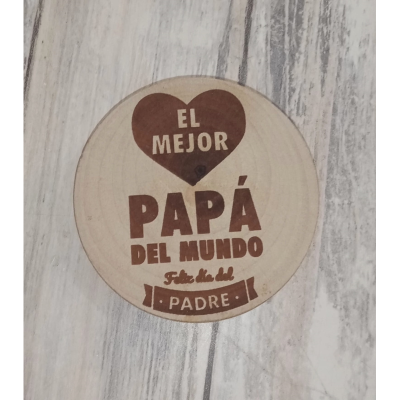 Abridor imán madera padre