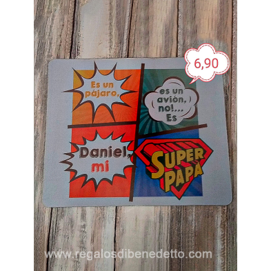 Alfombrilla  personalizada para ordenador súper papá
