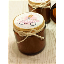 Vela perfumada tarro cristal niña comunión. 