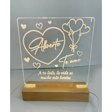 Lámpara led personalizable